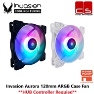 Invasion Aurora 120mm ARGB Case Fan ( Black | White )