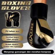 HTD SPORT Boxing Gloves Sarung Tinju Muay Thai Full Cover Finger Untuk Dewasa