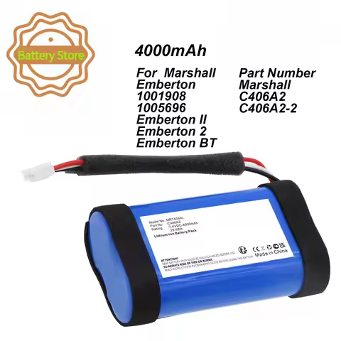 4000mAh C460A2-2 Battery For Marshall STANMORE II Marshall Emberton Wireless Bluetooth Speaker 10019