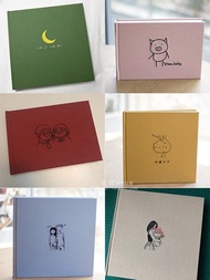 客製DIY手工相冊婚禮簽到簿紀念冊情侶相冊影集相簿拍立得四寸