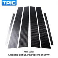 Carbon Fiber Car Window B Pillar Cover Trim Sticker For BMW E46 E90 E60 F10 F30 F20 G30 G20 X5 E70 F