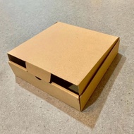 Kraft Cardboard Box 20x20x5 cm Custom Packaging Box