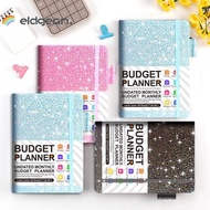 ELDGEAN A5 Cash Budget Planner Book, Undated Multifunctional Monthly Finance Organizer, Portable Cas