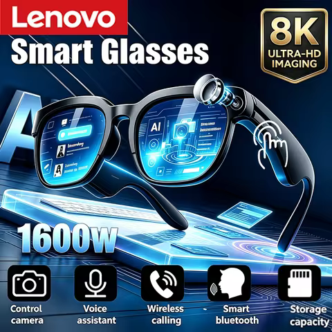 2027 Lenovo Bluetooth Conversation Smart Glasses AI Translation Recording Listening To Music Smart S