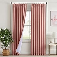 Thermal-Insulated Blackout Noise-Reducing Curtains are Suitable for Living Rooms Bedrooms Kitchens C
