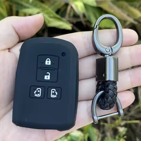 Silicone Car Key Case For Toyota Sienta Alphard Voxy Noah Esquire Harrier Vellfire Keyless Remote Sh