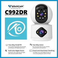 VSTARCAM C992DR WiFi FULL HD 1080P 2MP x 2 เลนส์กล้อง กล้องวงจรปิด ตรวจจับแจ้งเตือน พูดคุยโต้ตอบได้