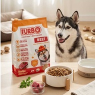 (5 Pcs) Furbo Dog Food Beef 800g Fraspack Pack