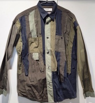 FDMTL Japan Patchwork Ripstop Long Sleeve Shirt size 2