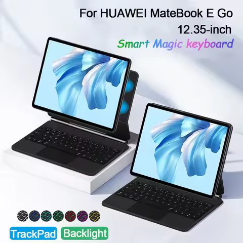 Magic Keyboard For HUAWEI MateBook E GO 12.35" 2022 2023 Case Cover GK-G58 G56 GK-W76 Portuguese Spa