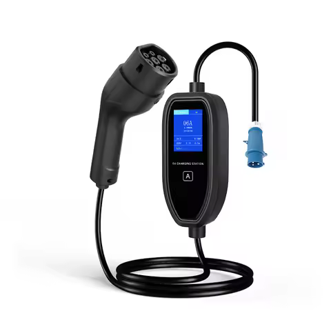 EV Charger Type 2 32A 1P 7.36KW Type 1 Wallbox wifi App Time Delay Set Charging Time For Electric Ve