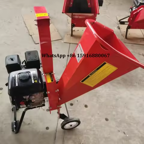 7 HP Gas Heavy duty 3 point hitch wood chipper, wood chipper shredder for tractor