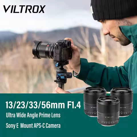 VILTROX 13mm 23mm 33mm 56mm F1.4 Sony E Lens Auto Focus Prime Large Aperture Lens For Sony Camera A6