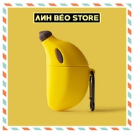Airpod 2 3 Pro Pro 2 BANANA Case, Wireless Headphone Protective Case, Premium Silicone Airpods Case