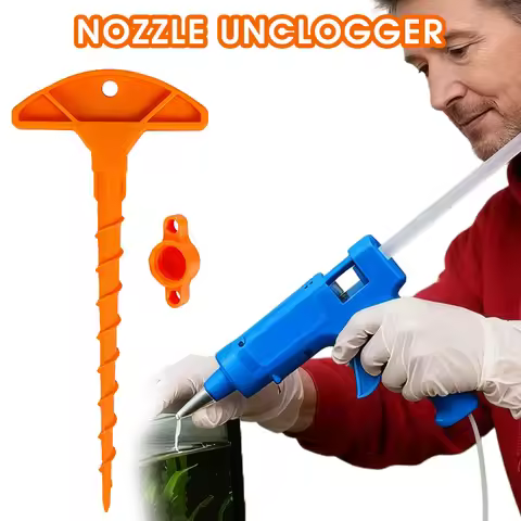 1 Set Silicone seal cap and seal gun nozzle removal tool, silicone seal cap used for open core tubes