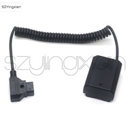 NP FZ100 Dummy Battery To D Tap Coiled Power Cable For Sony A7III A7RIII A7SIII A7C A7IV A9 FX3 A73 