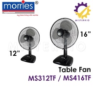 Morries Table Fan 12" (MS312TF),  16" (MS416TF)