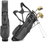 PUREPEDIC Portable Golf Rack Bag Lightweight Waterproof Standing Golf Bag Durable Golf Club Carry Bags Golf Club Sunday Bag Can Hold 13 Clubs Golf Stand Bags for Men and Women