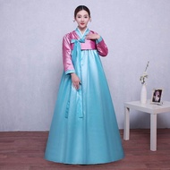 ชุดฮันบกของเกาหลีใหม่ผู้หญิงเสื้อเกาหลีเครื่องแต่งกายชุดเดรสสตรีคลังสินค้าพร้อม