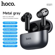 HOCO EQ27 AI ANC+ENC Smart AI Translation Headsets Bluetooth Earphones Sports Headphones HIifi Earbu