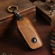 Genuine Leather Key Cover for BMW New X1 Ix X7 I7 XM 2023 Keychain Key Case  Car Accessories