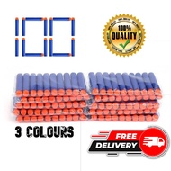 *SG INSTOCK* 100pcs Nerf Gun Bullets Bullet Darts 100Pcs 50Pcs Pieces Blue Accessories