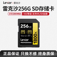 Rexroth SD 128G ความเร็วสูง V90 8K ความละเอียดสูง64G การ์ดความจำเหมาะสำหรับ Canon R6 Sony A7C2 SD กา