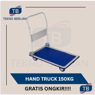 Hand truck Trolley Goods Trolley Folding Iron Cart Hand Truck 150KG 150 KG