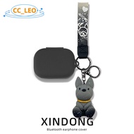 for B&O Beoplay EX Case Cartoon Bulldog Keychain Pendant B&O Beoplay Eleven Silicone Soft Case Suita