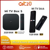 [READY STOCK[ Xiaomi Mi TV Stick Mi Box S (Android 9.0 + Chromecast + Google Assistant - Quad-Core D