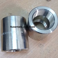 Socket Coupling NPT Stainless 304 3000 Psi 1 1 1/ 4" inch DN 32