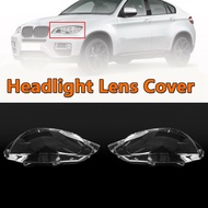 oplgc-Car Headlight Cover Glass Light Lamp Xenon Lens Shell Cover for E71 X6 2008-2014