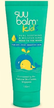 Suu Balm - Suu Balm Kids 兒童雙效舒緩保濕全身沐浴露 100ml 平行進口