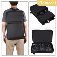 [flameer1] DJ Controller Storage Bag Thicken Black Travel Case for Travel DJ Equipment