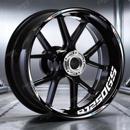 For R1250GS R1250 GS r 1250 gs Motorcycle Accessories Reflective Wheel Tire Modification Sticker Hub