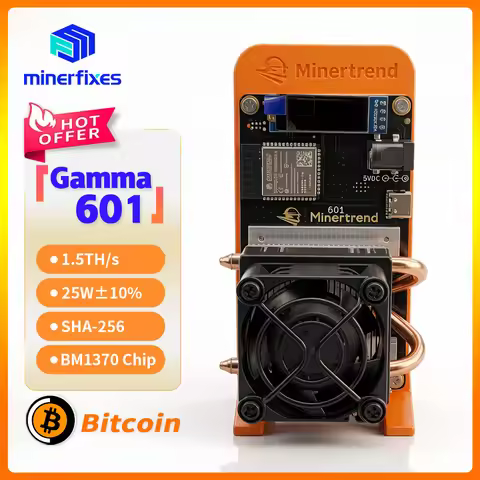Bitaxe Gamma 601 Upgrade 2026 New Bitcoin Miner BM1370 1.2TH/s 18W 1.5TH/s 25W Crypto Mining Machine