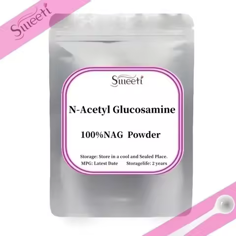 50-1000g 100% N-Acetyl Glucosamine Powder NAG For Skin Whitening Moisturizing Cosmetics Raw Material