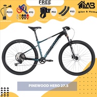 JAB.[High-end].PINEWOOD HERO 1x12 SHIMANO DEORE ALLOY MOUNTAIN BIKE AIR FORK  Continental Race King Black tires