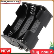 Double Side Spring 6 x 1.5 V AA Battery Holder Case Box Black