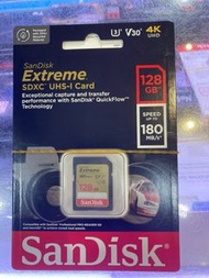 SanDisk Extreme SD 128gb UHS-I 記憶卡
