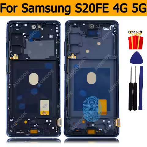 AMOLED For Samsung Galaxy S20FE LCD Display Replacement for Samsung S20 FE 5G G781 G780 G781B Touch 