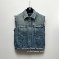 Chanel 25A 牛仔馬甲背心外套