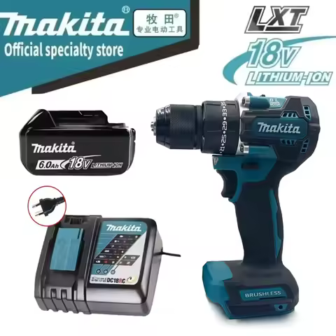 100% Origina Battery. 18V Makita 5Ah 6Ah 9Ah Powerful tool battery, For DDF487 lithium rechargeable 