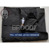 BAJU PDL HITAM JATAH BRIMOB (baju &amp; celana)