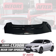 Lexus CT200h (F‘sport)Rear top spoiler material FRP Without spray