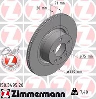 【SFF雙B賣場】BMW F25/X3 F26/X4 OZ/BREMBO 後輪煞車盤[330X20MM] 6868936