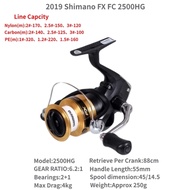 2019 Shimano FX FC 1000 2000 2500 2500Hg C3000 Hengkang01-Cb รอกหมุนตกปลา