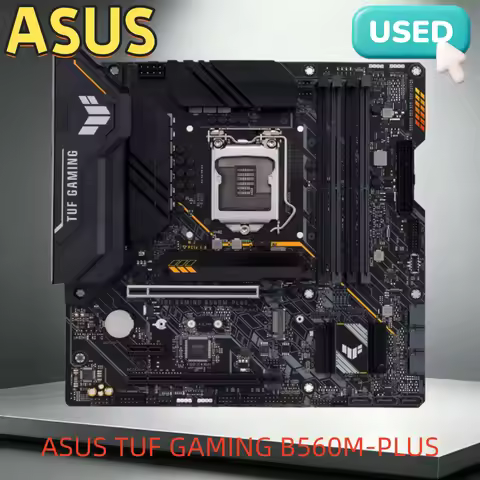 ASUS TUF GAMING B450M-PLUS motherboard, supports 10/11th generation Intel CPU, DDR4 memory, dual M.2