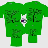 THE ROOTS FAMILY SET TSHIRT 4IN1 COTTON FOR REUNION