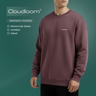 Kattoen - Cloudloom Crewneck Sweater Oversize Polos Maven 290 Gsm